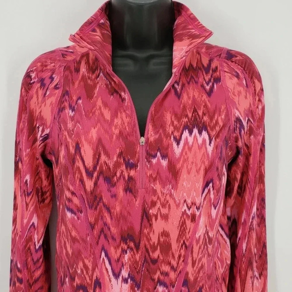 Zella 1/4 Zip Pullover Running Top Hot Pink Size XS - Picture 3 of 12